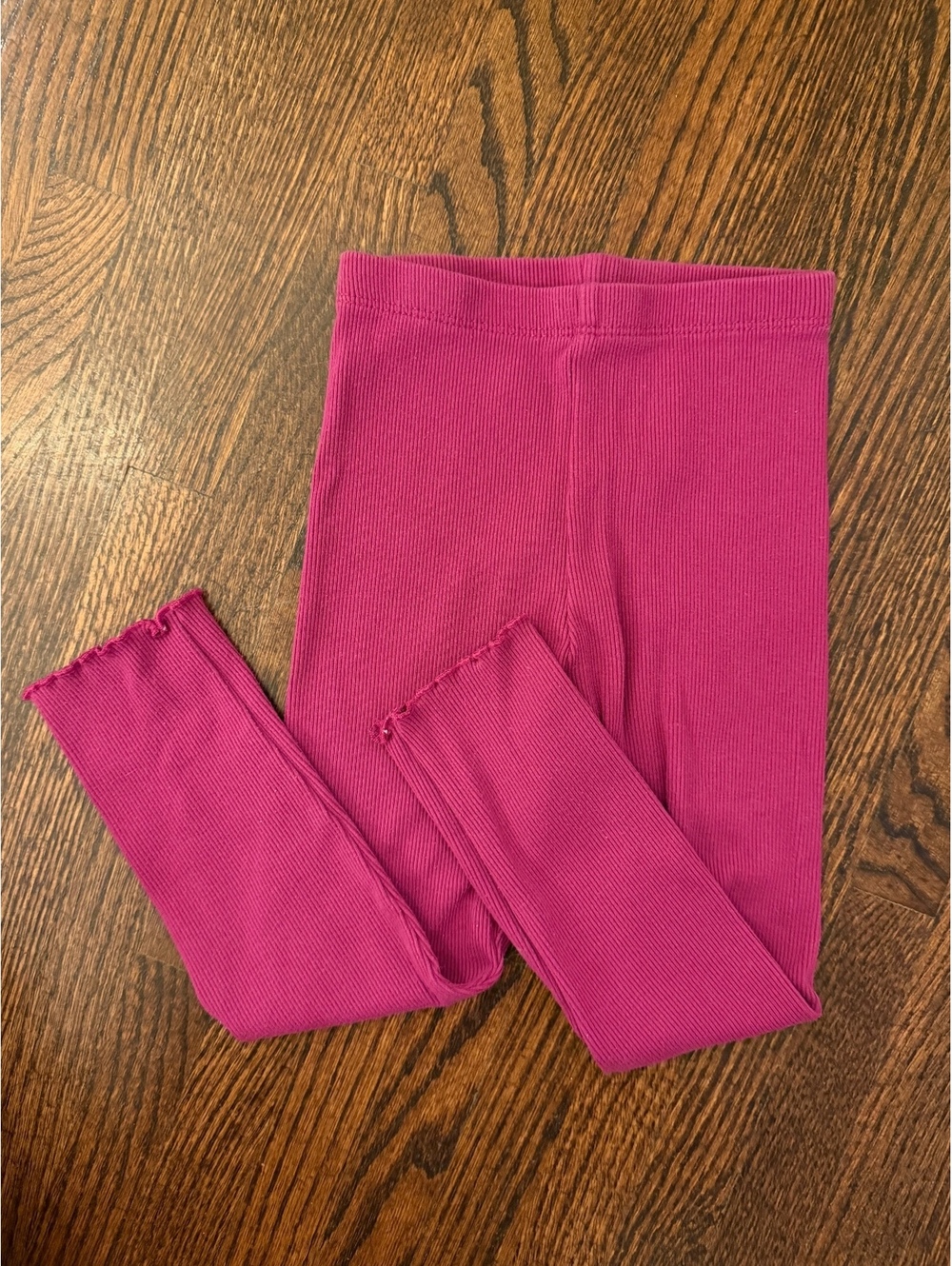 Okie Dokie Magenta Cotton Blend Girls Leggings Size 3T